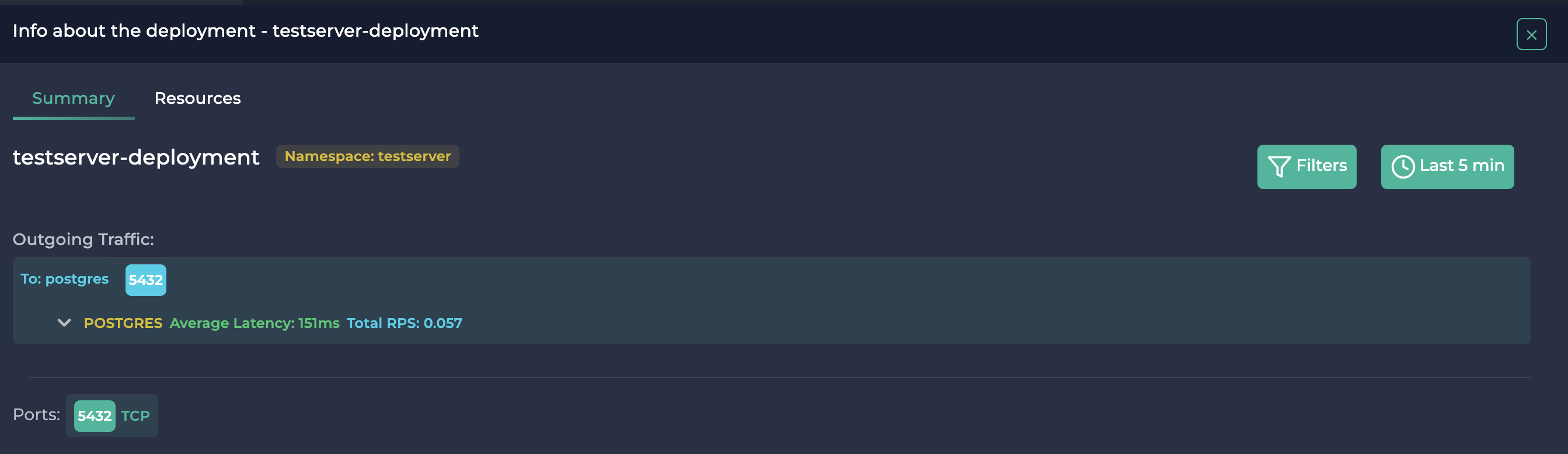 Testserver Deployment