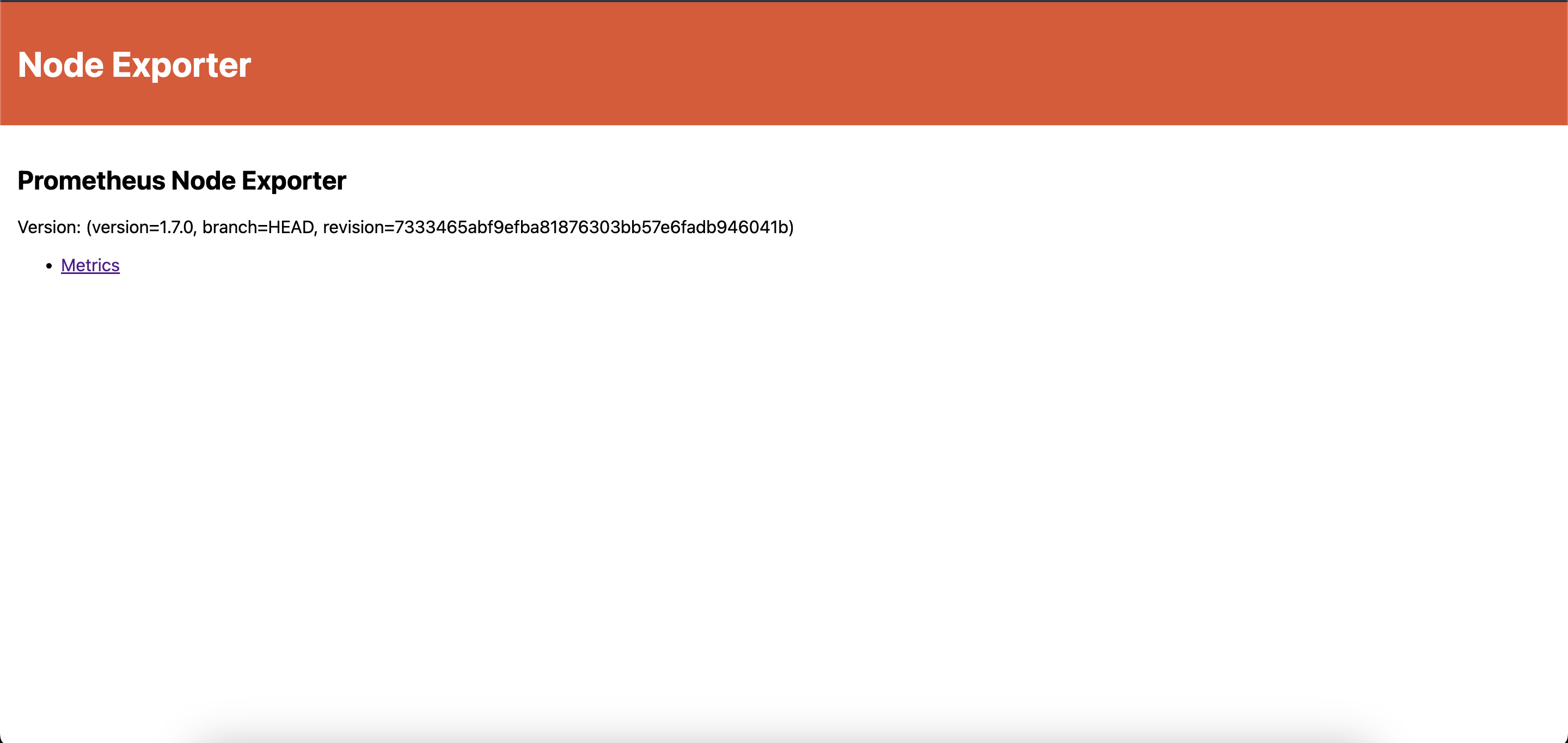 Accessing NodeExporter